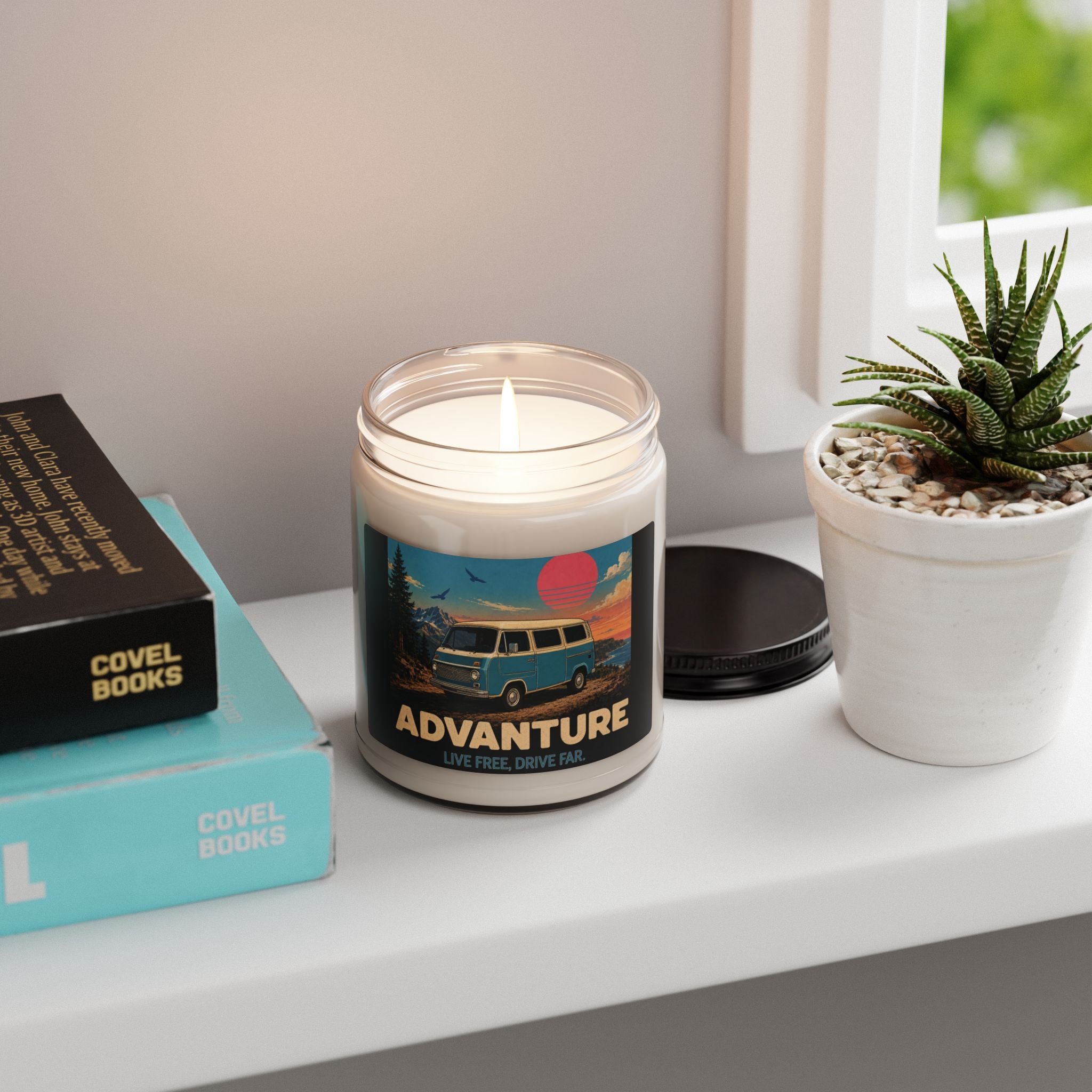 'Advanture' Soy Candle — Travel Van Scented Candle (9oz)