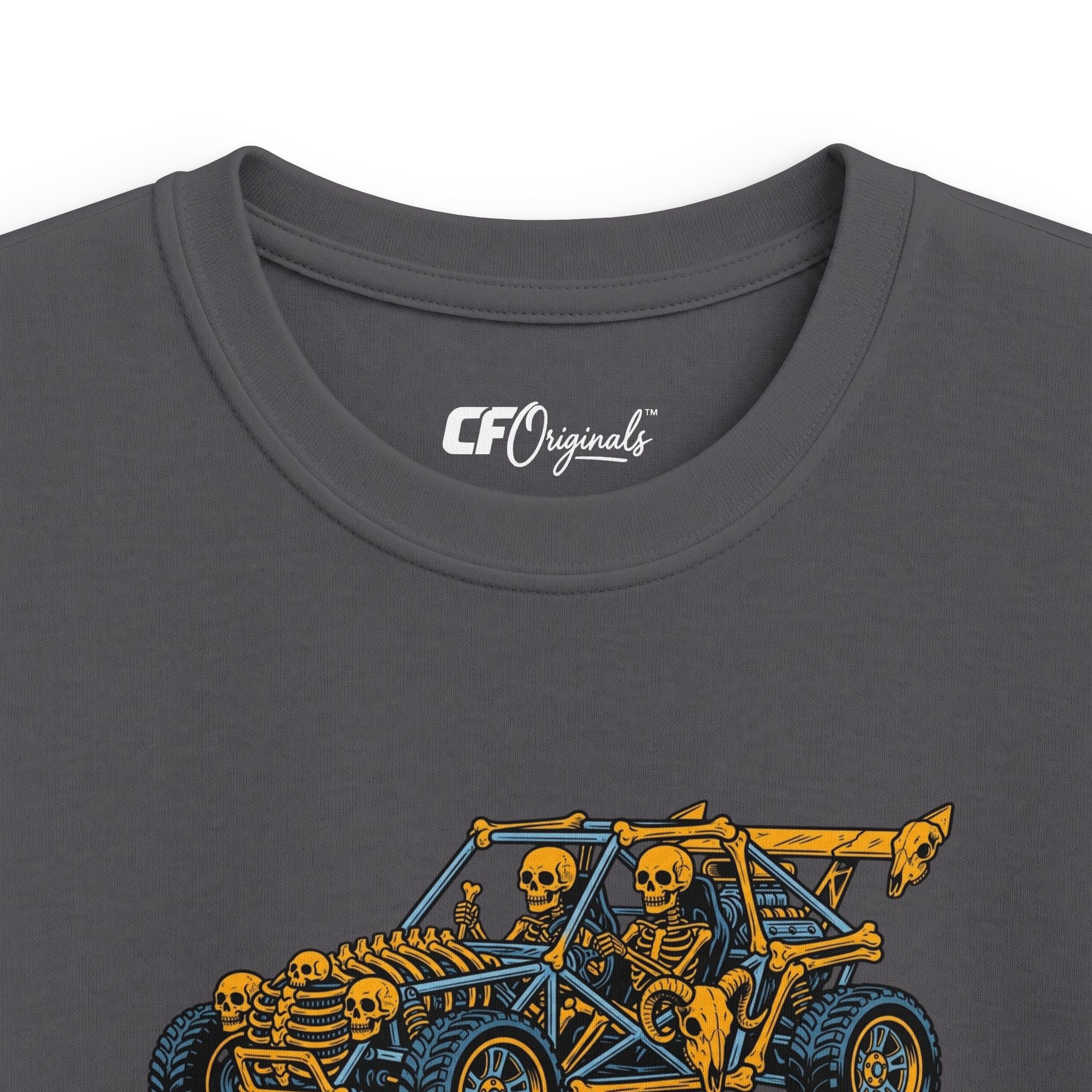 Kids Ribcage Racer Dune Buggy Tee — Off-Road Adventure Graphic Shirt