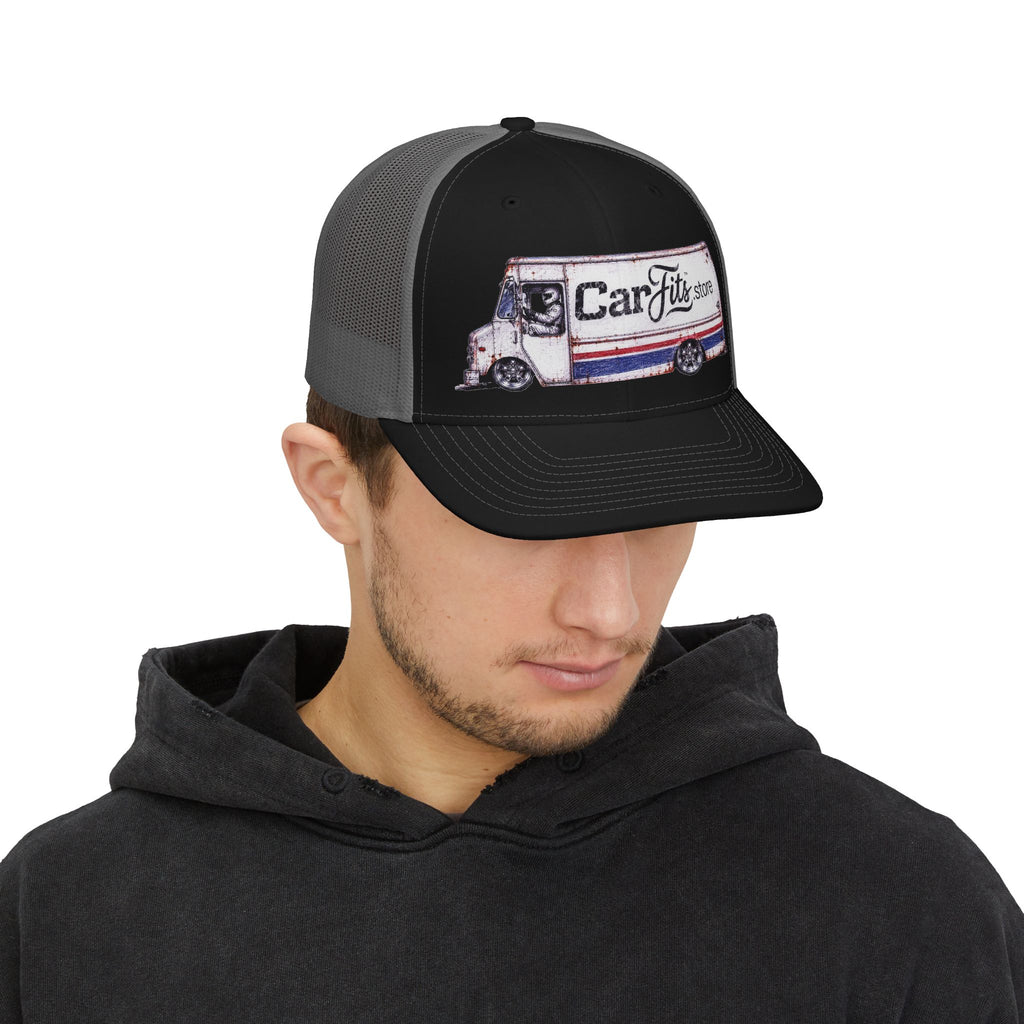 CarFits Vintage Delivery Truck Snapback Trucker Cap