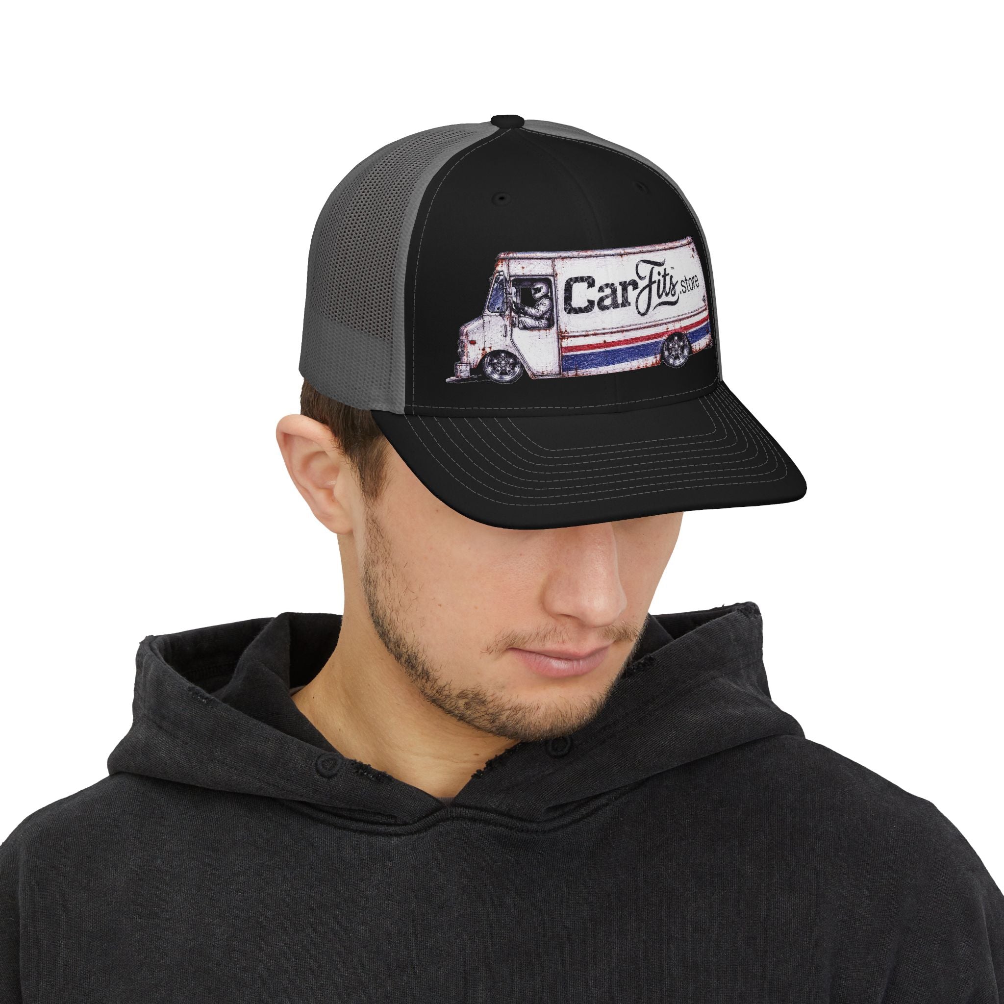 CarFits Vintage Delivery Truck Snapback Trucker Cap