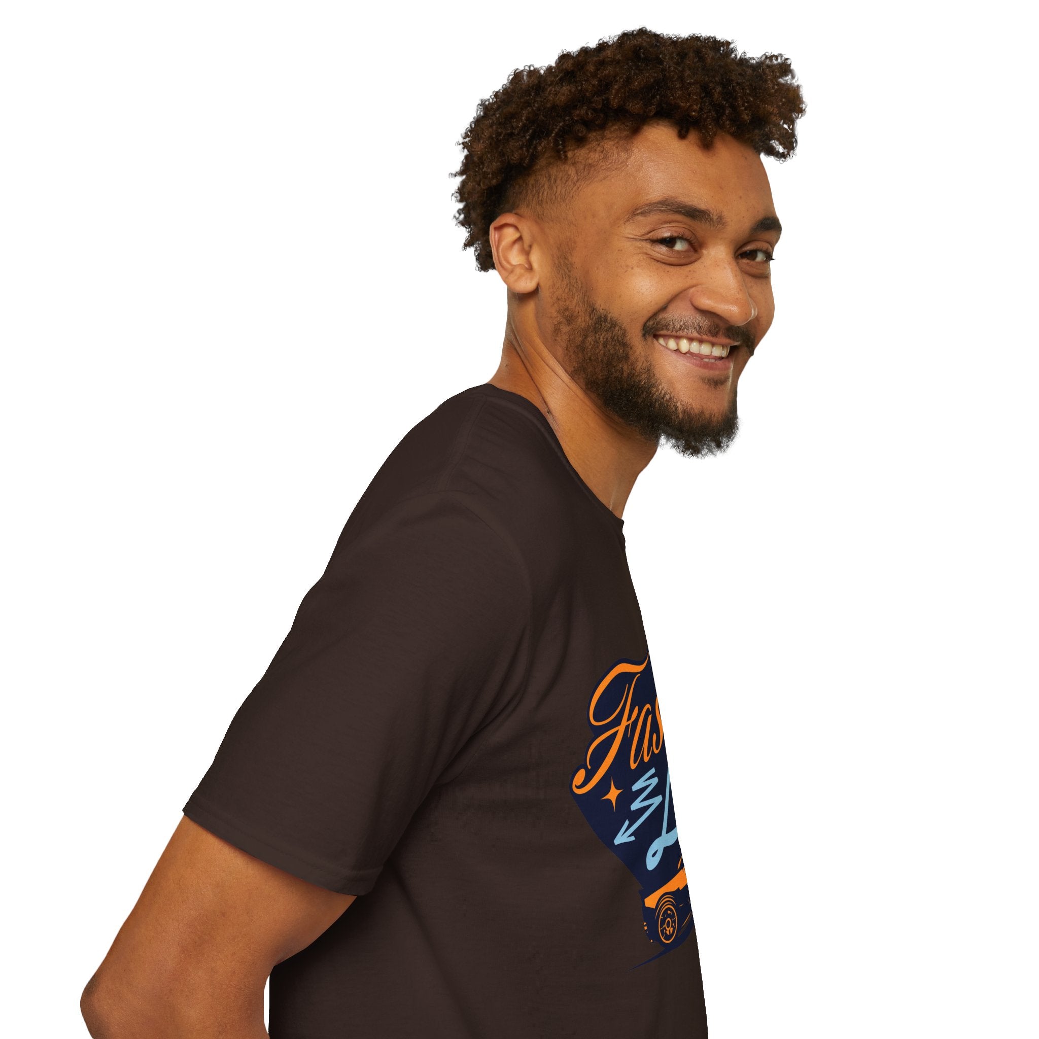 Fast Lane T-Shirt — Retro Racing Car Graphic Tee