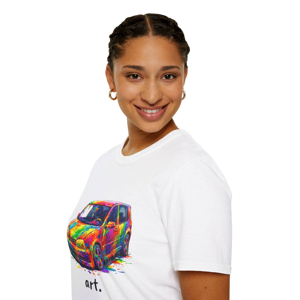Colorful Hatchback Art Car T-Shirt