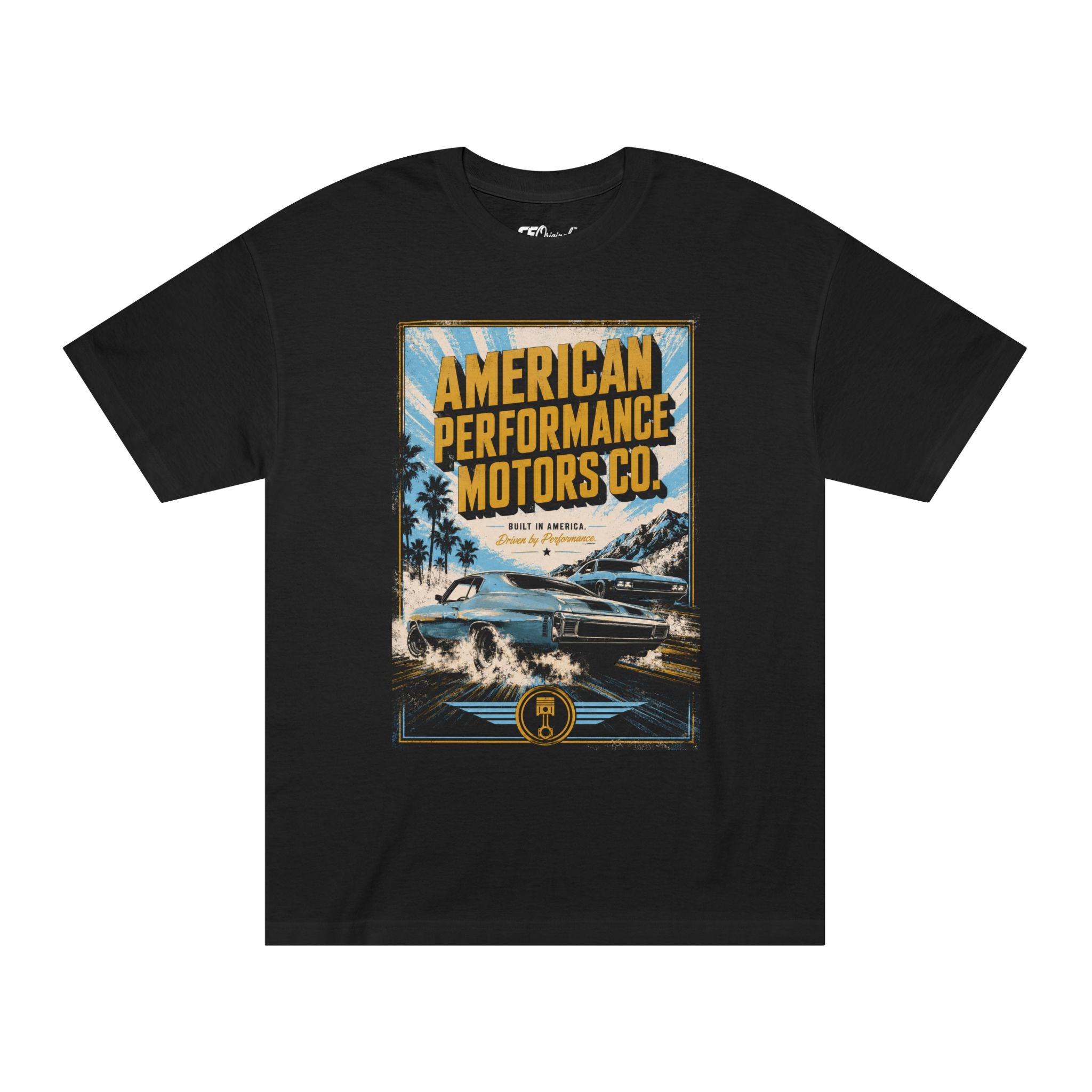 American Performance Motors Co. Tee — Retro Muscle Car Graphic Shirt