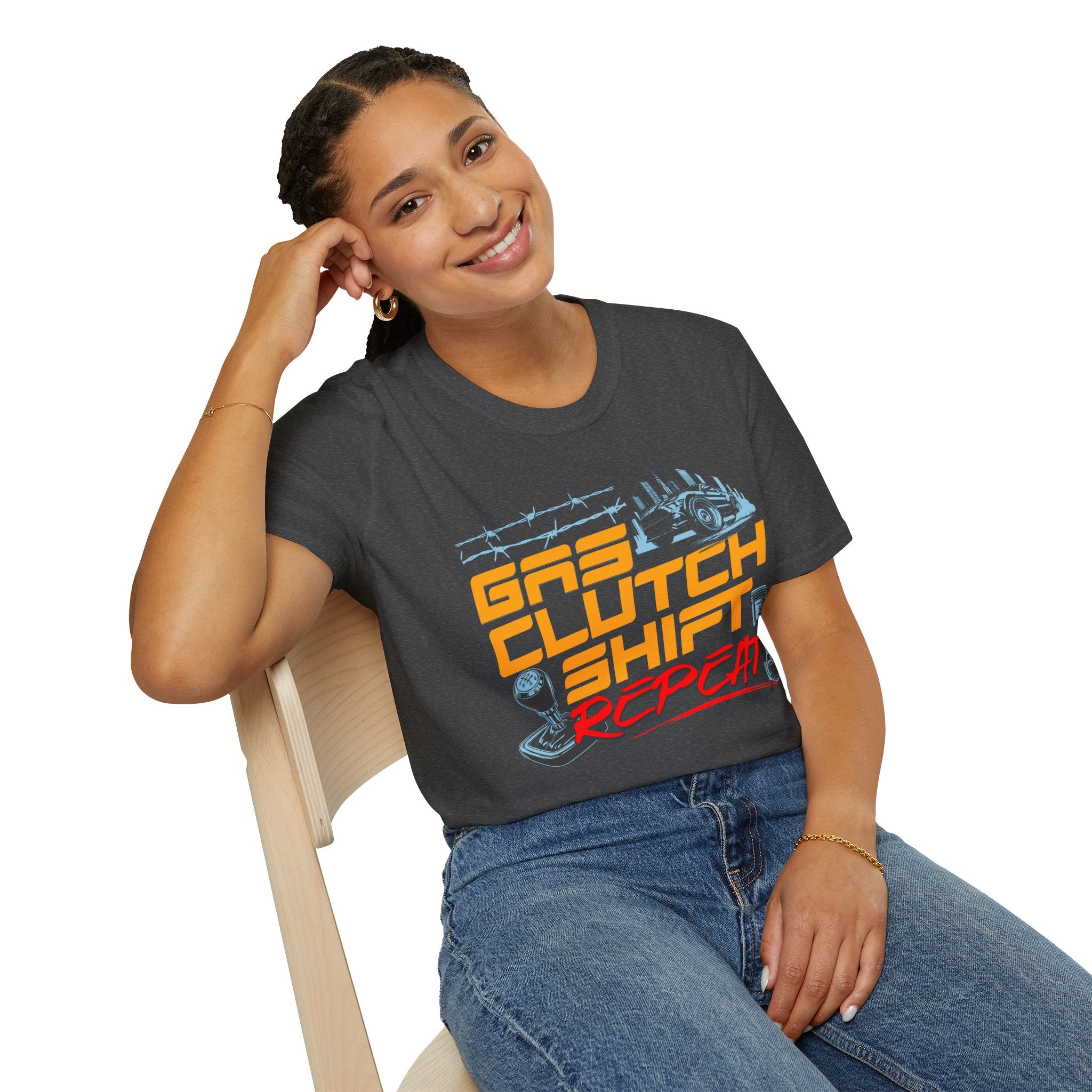 Gas Clutch Shift Tee — Racing Graphic T-Shirt