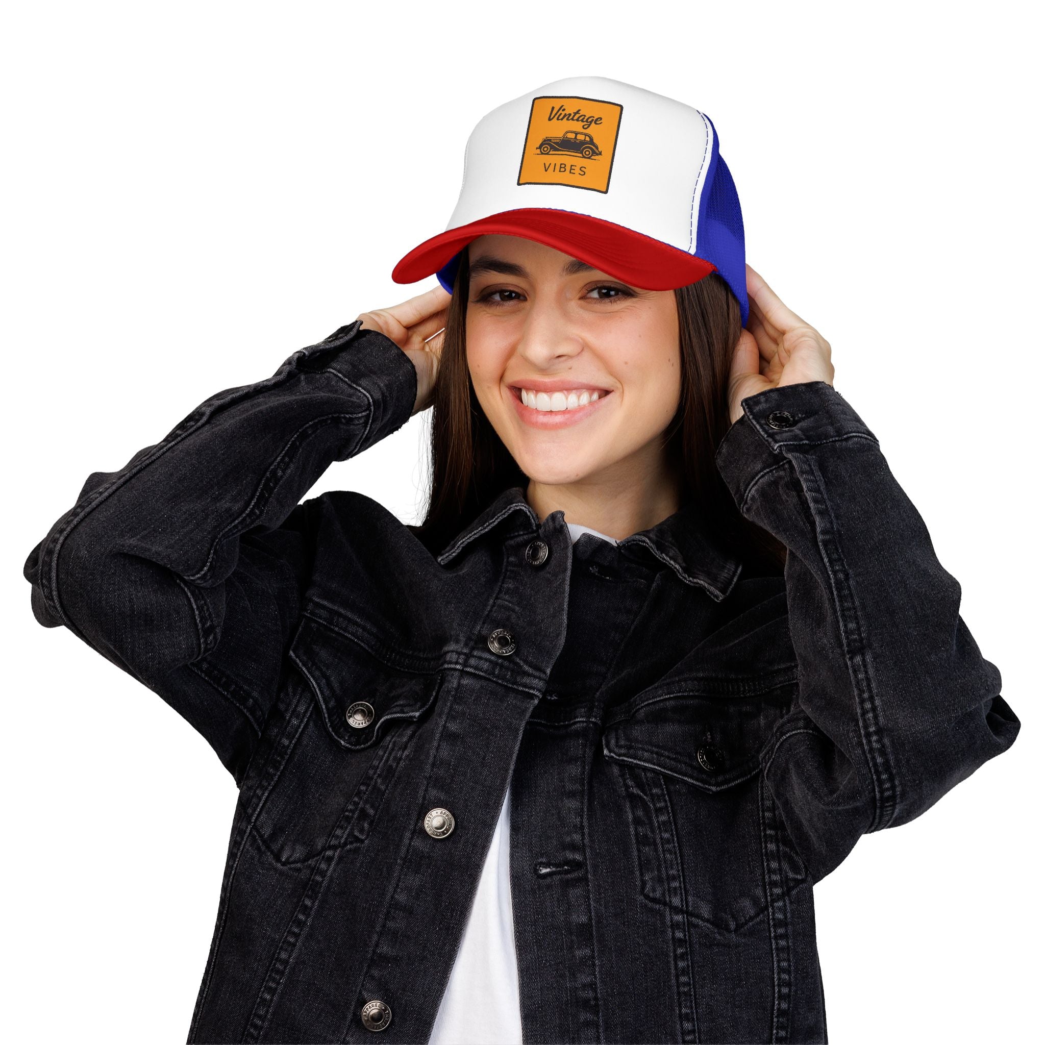 Vintage Vibes Trucker Hat — Retro Car Foam Cap