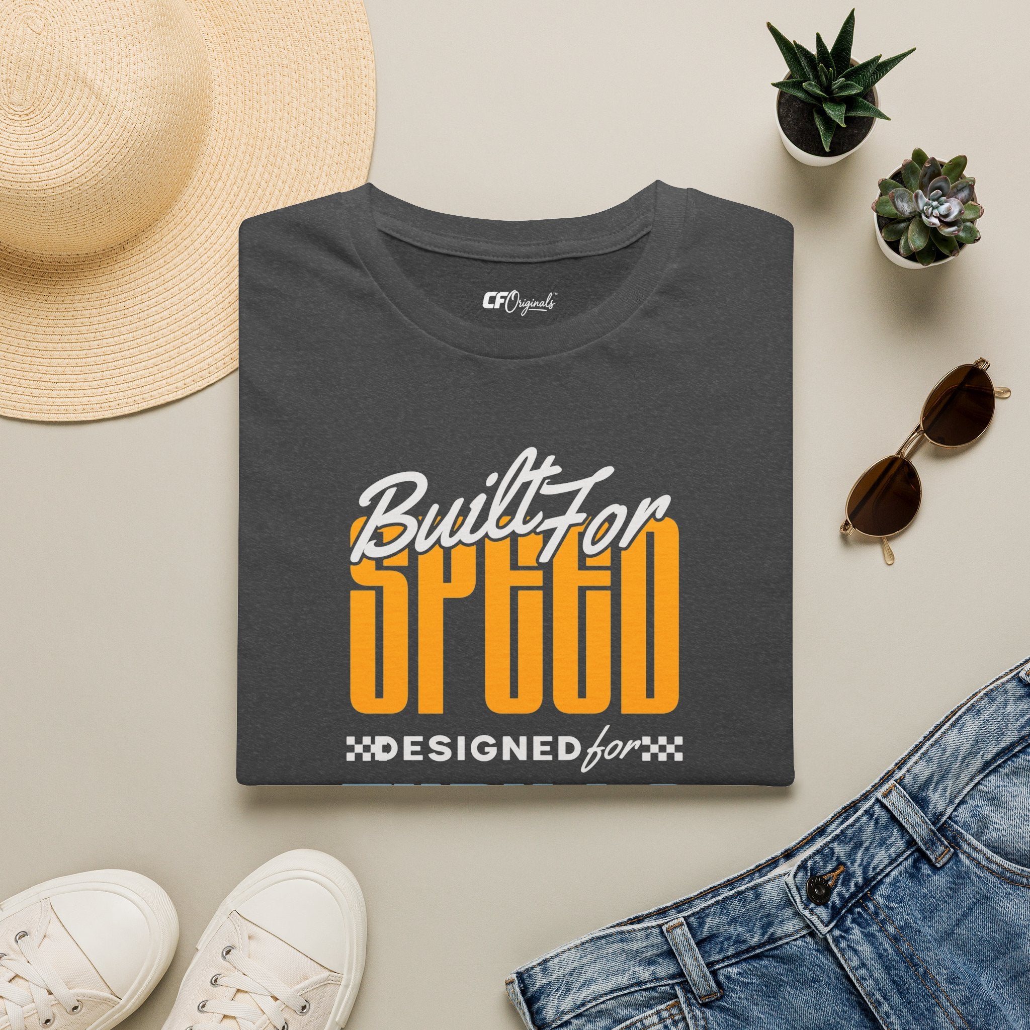 Built for Speed T-Shirt — Racing Car Graphic Tee