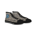 High Top Sneakers — Tweed Texture Men's Casual Athletic Shoes
