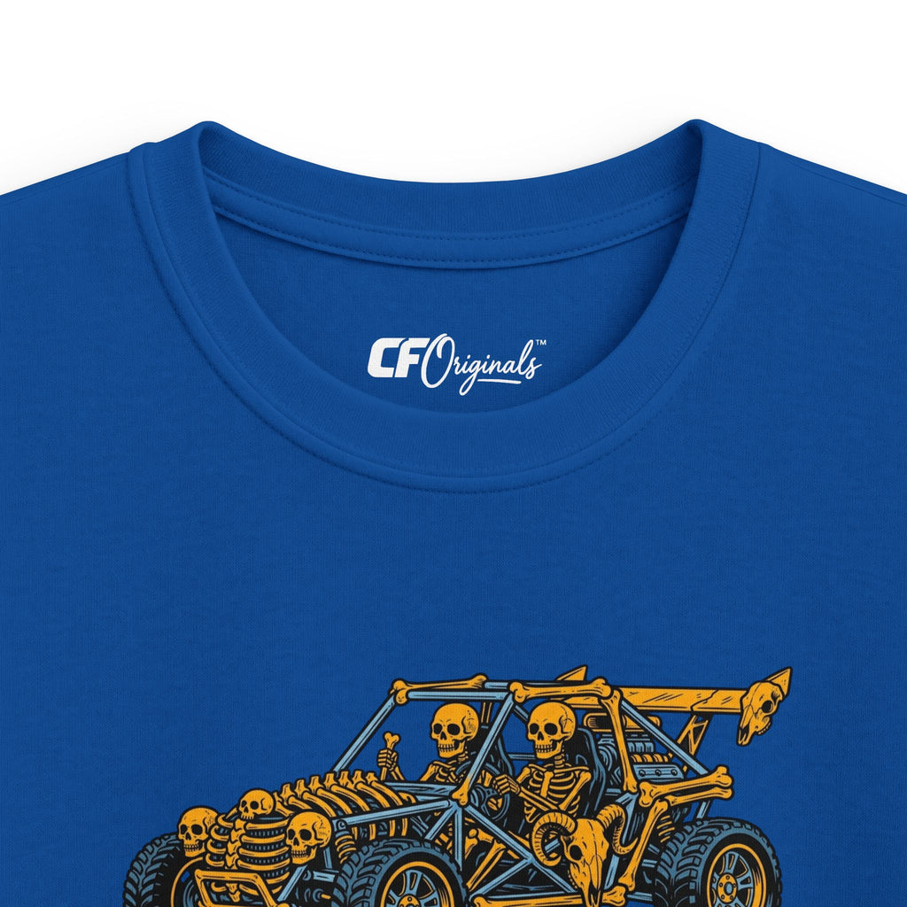 Kids Ribcage Racer Dune Buggy Tee — Off-Road Adventure Graphic Shirt