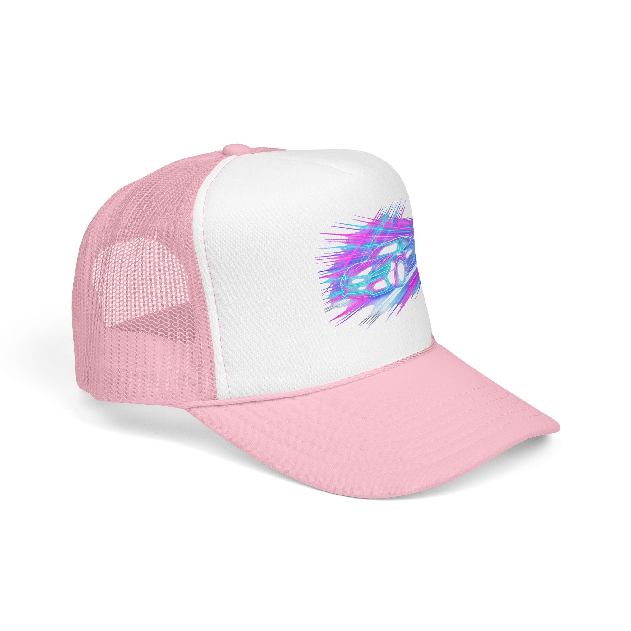 Neon Drift Racing Trucker Hat