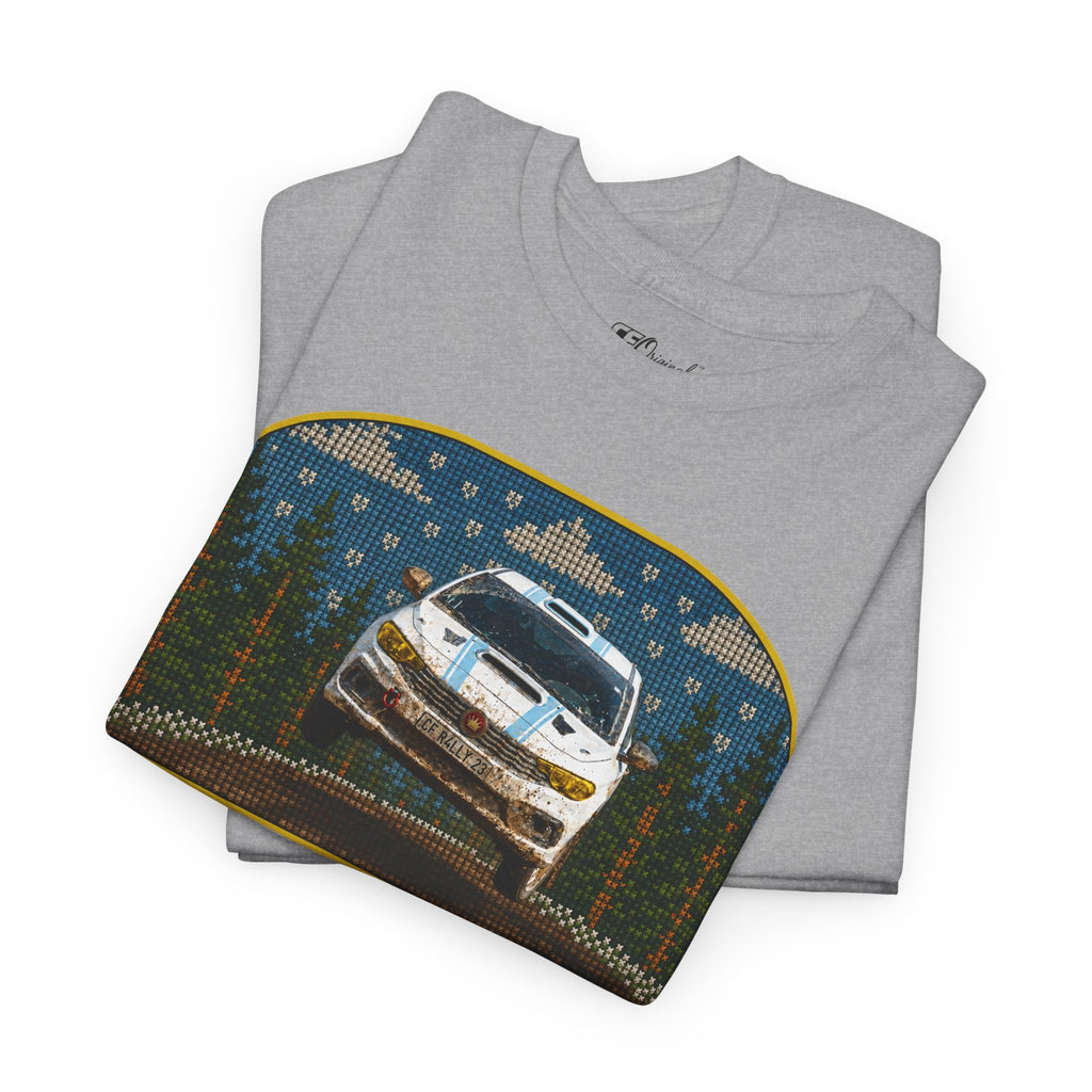 Forest Rally T‑Shirt – 'The Forest Is a Place of Magic' Cross-stitched Style Graphic
