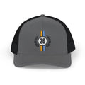 Number 26 Laurel Stripe Trucker Hat — Racing-Inspired Snapback Cap