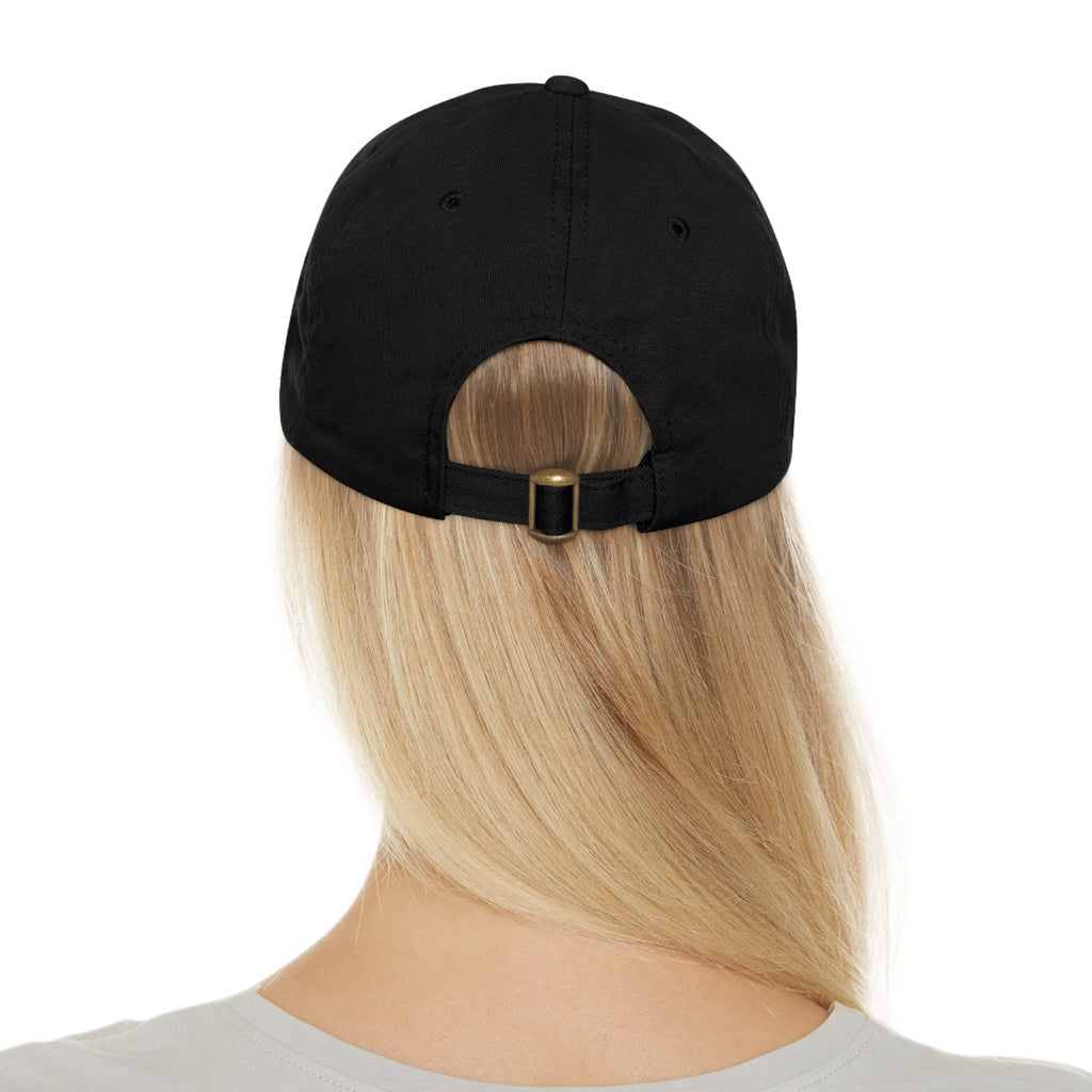 Mechanic Logo Dad Hat — Leather Patch Cap