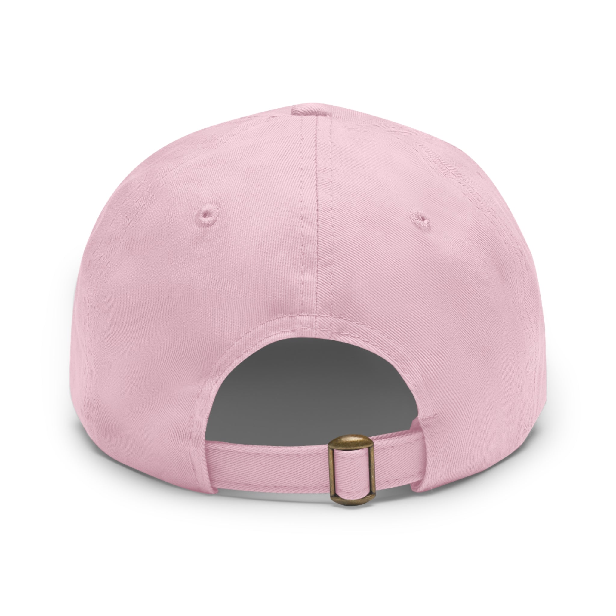 Mechanic Logo Dad Hat — Leather Patch Cap