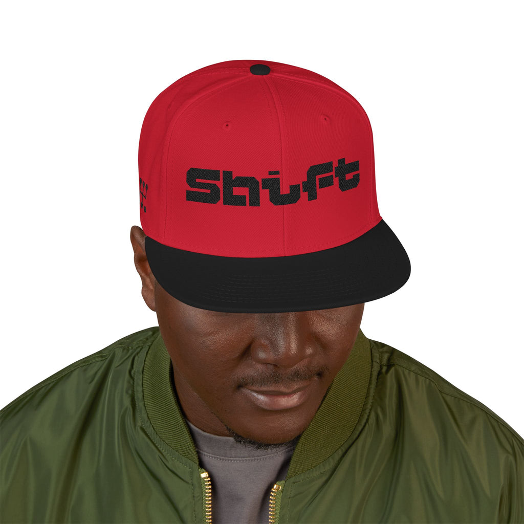 Embroidered 'Shift' Snapback Hat — Motorsport Logos