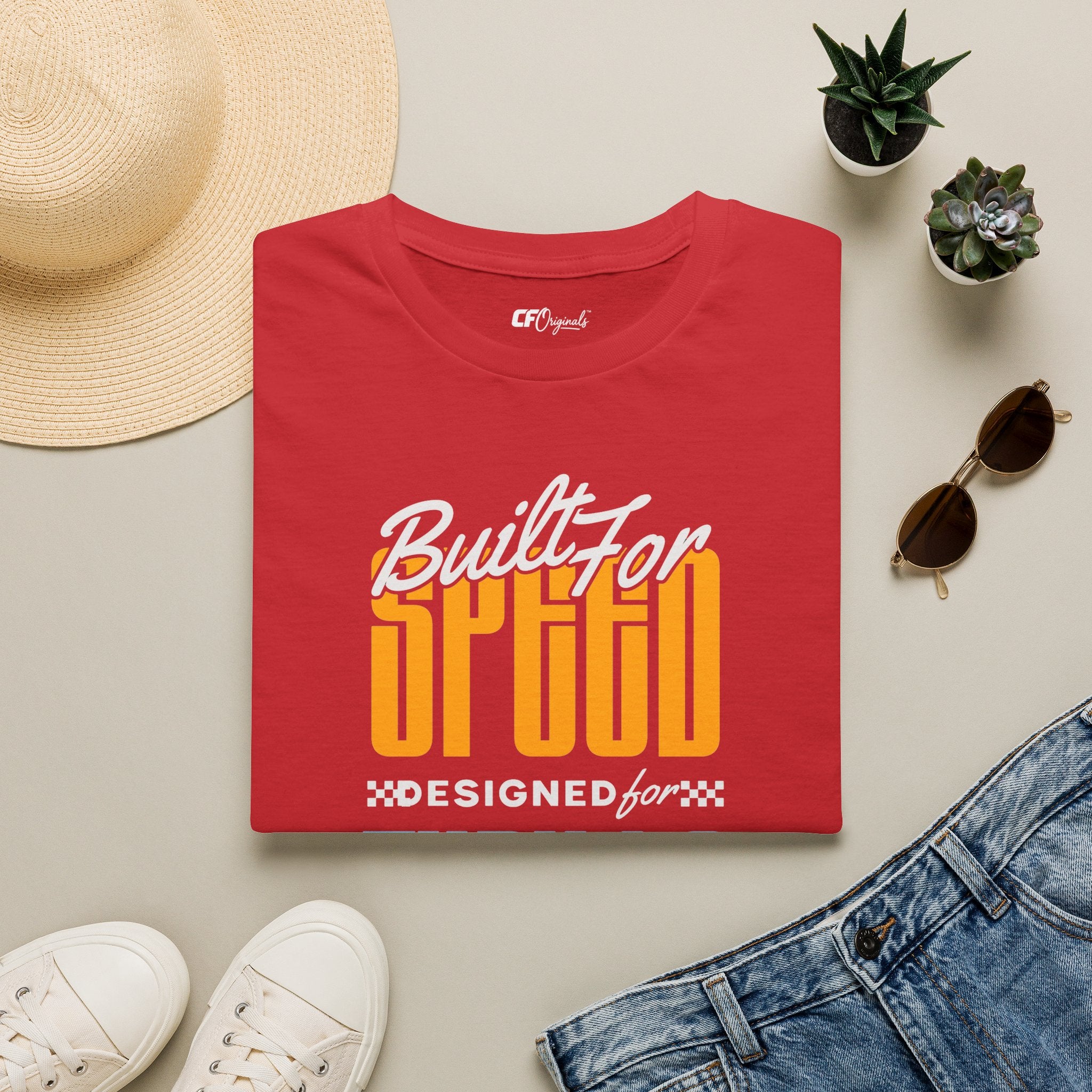Built for Speed T-Shirt — Racing Car Graphic Tee