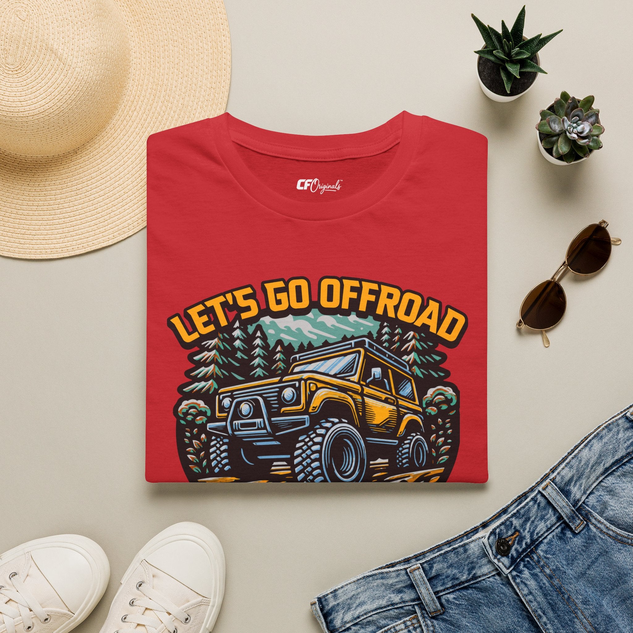 Offroad Adventure T‑Shirt — "Let's Go Offroad" Graphic Tee