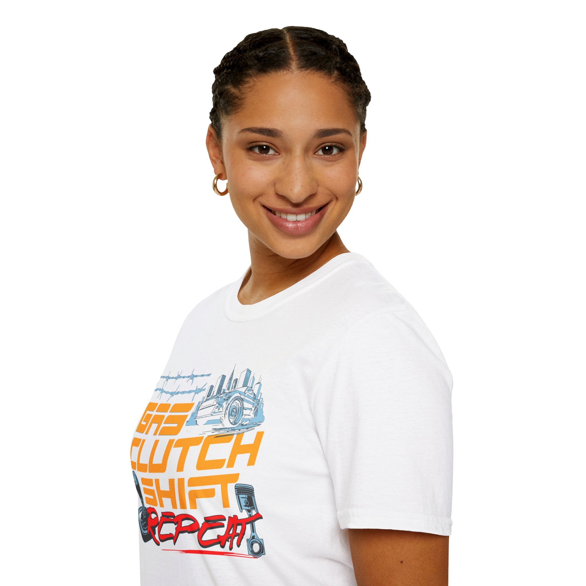 Gas Clutch Shift Tee — Racing Graphic T-Shirt