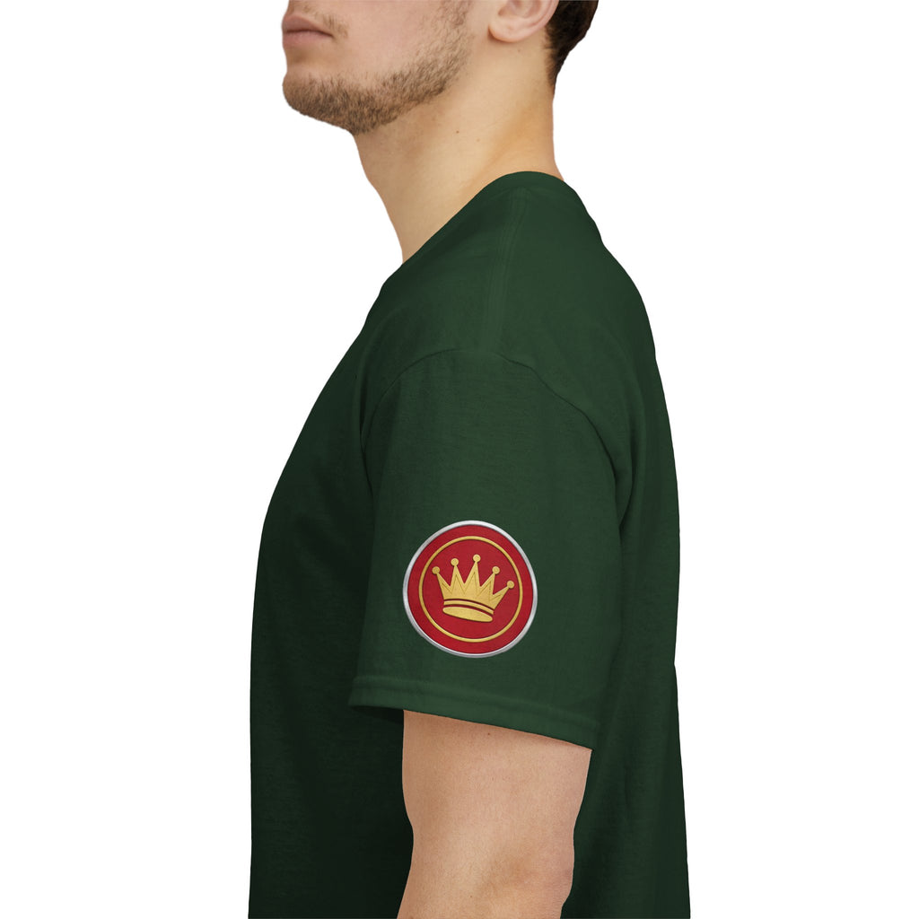 Forest Rally T‑Shirt – 'The Forest Is a Place of Magic' Cross-stitched Style Graphic