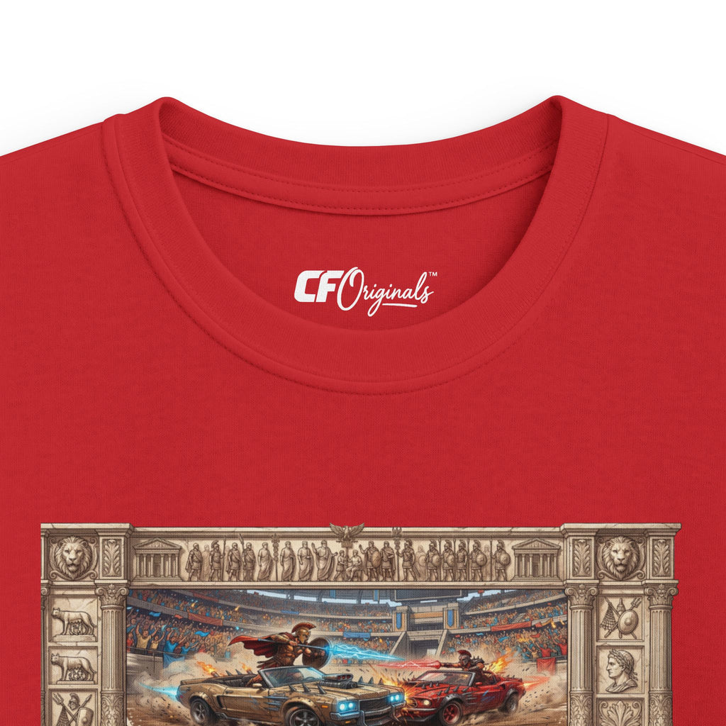 History is Dope: Gladiators! Kid's Classic Car T-Shirt