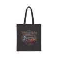 Halloween Vintage Car Tote Bag - "When Every Day is Halloween" Cotton Canvas Tote