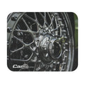 Chrome Basketweave Wheel Mouse Pad — Play and Display
