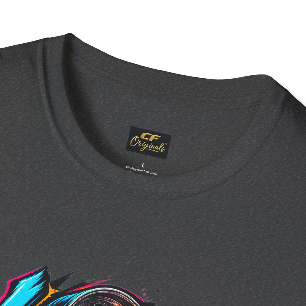'Low Loud Local' - Neon Car T-Shirt
