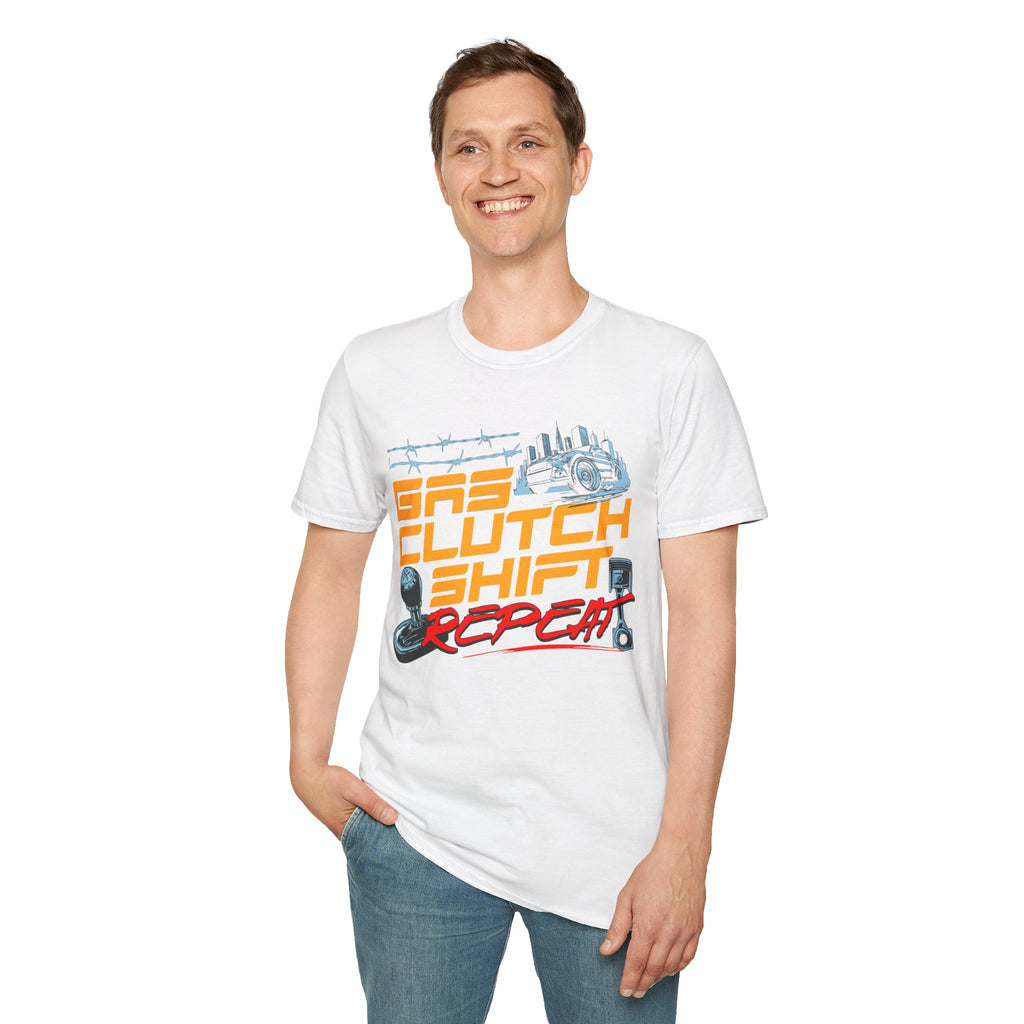Gas Clutch Shift Tee — Racing Graphic T-Shirt