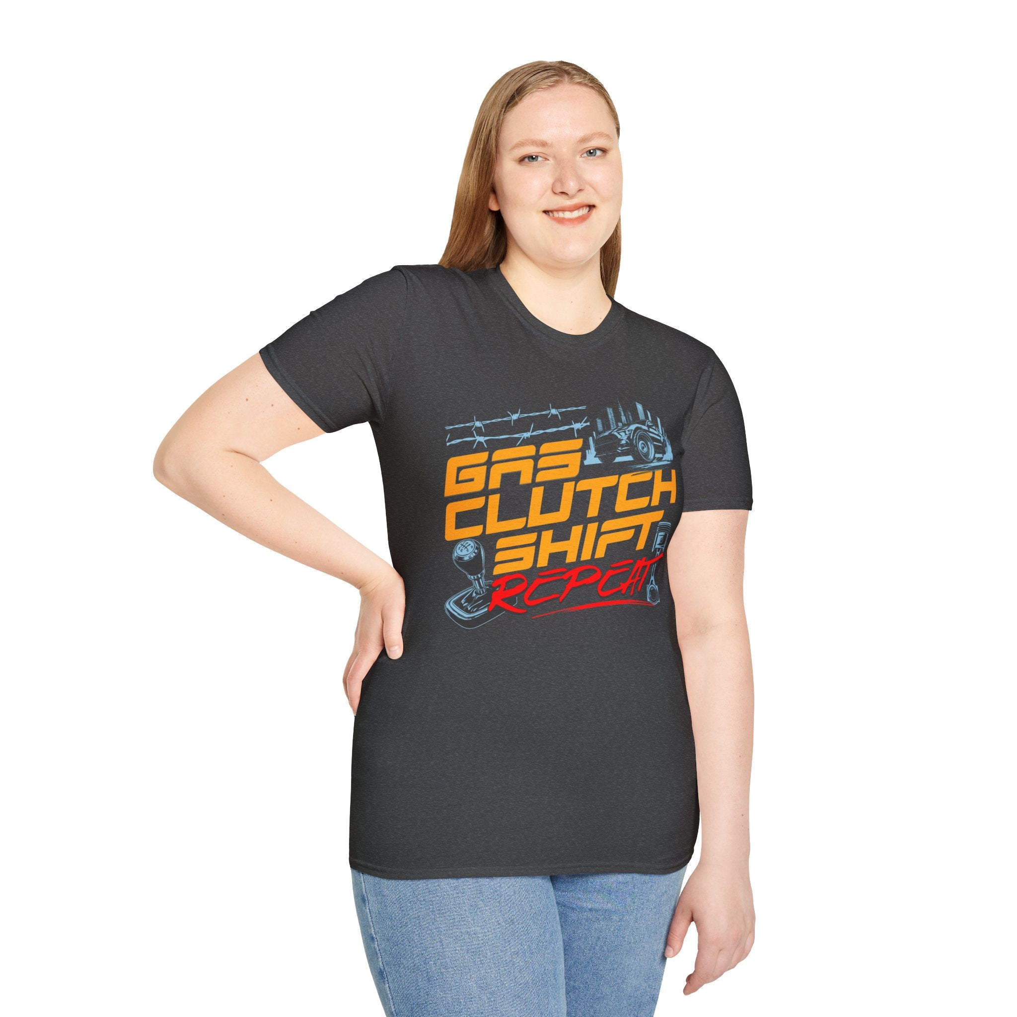 Gas Clutch Shift Tee — Racing Graphic T-Shirt