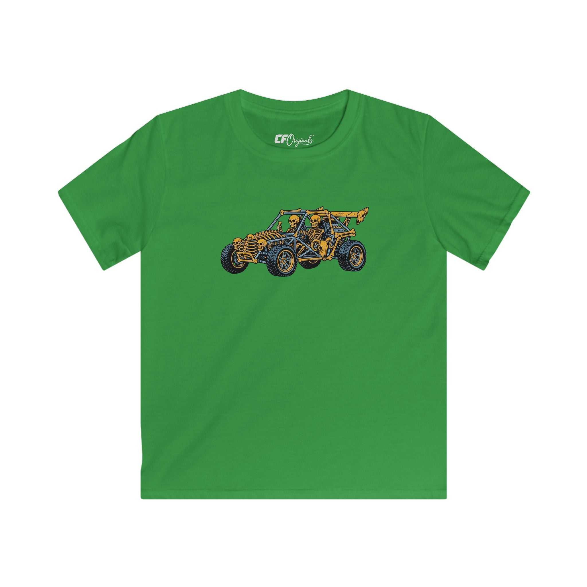 Kids Ribcage Racer Dune Buggy Tee — Off-Road Adventure Graphic Shirt