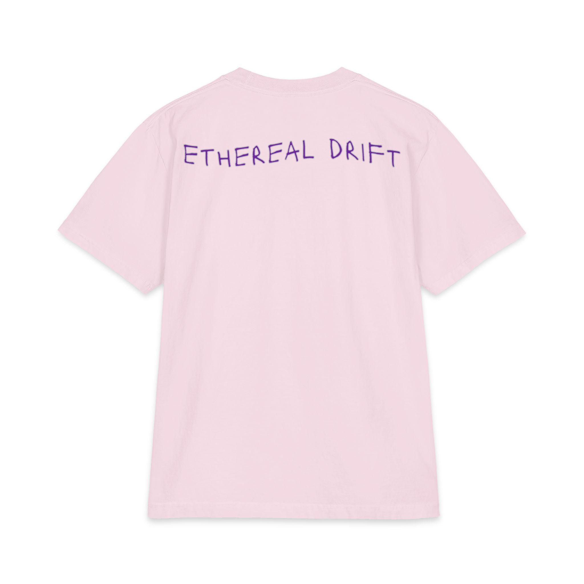 Ethereal Drift Graphic Tee — Neon Dreamscape Mountain Road