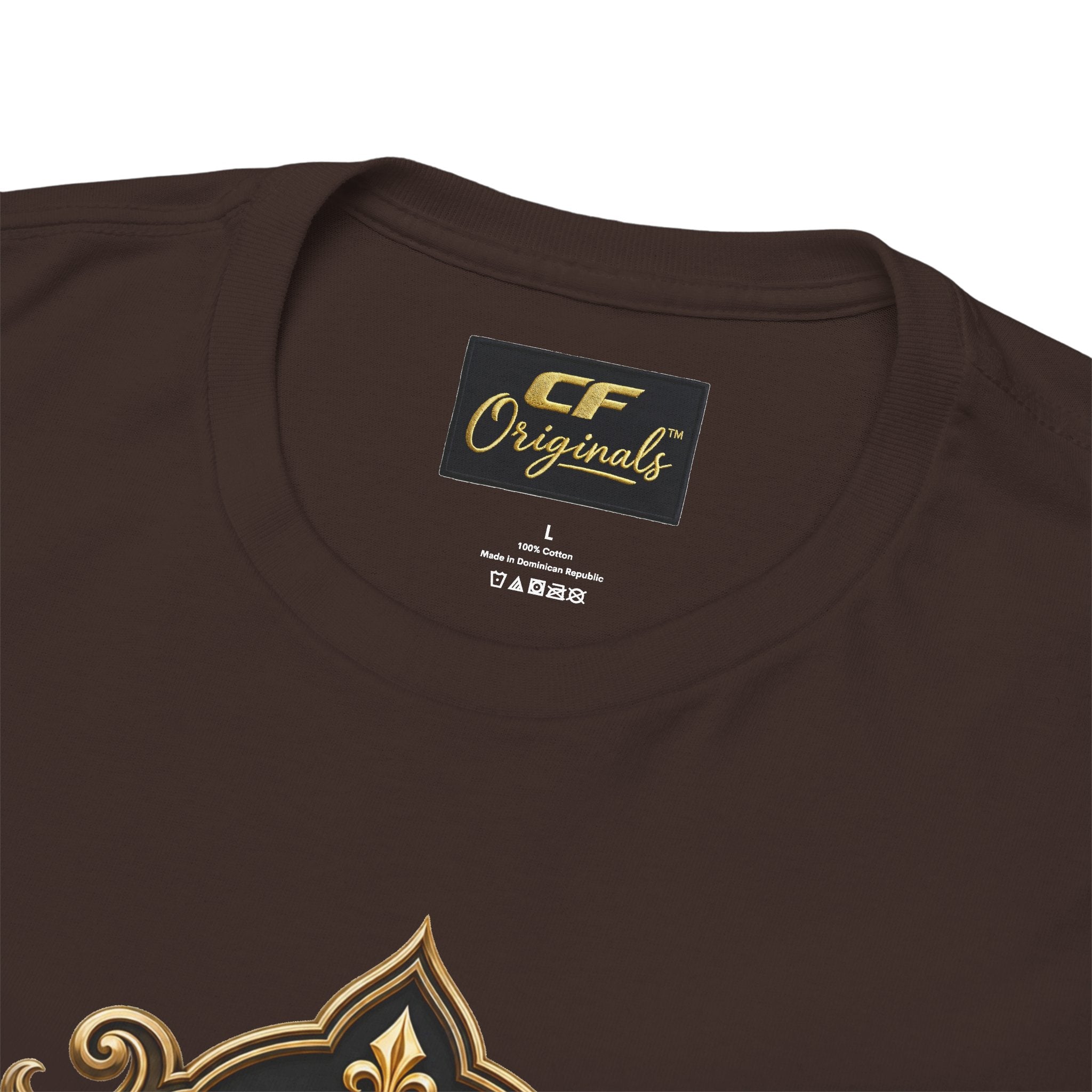 Lion Crest Tee — "Mane Line Auto" Vintage Heraldic Graphic Shirt