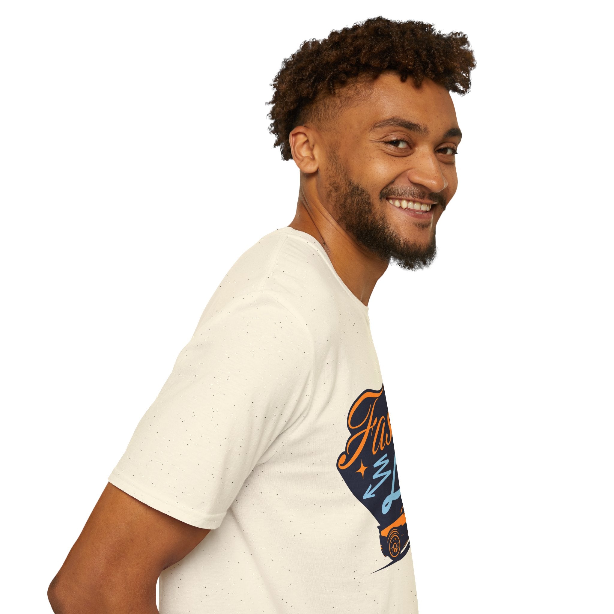 Fast Lane T-Shirt — Retro Racing Car Graphic Tee
