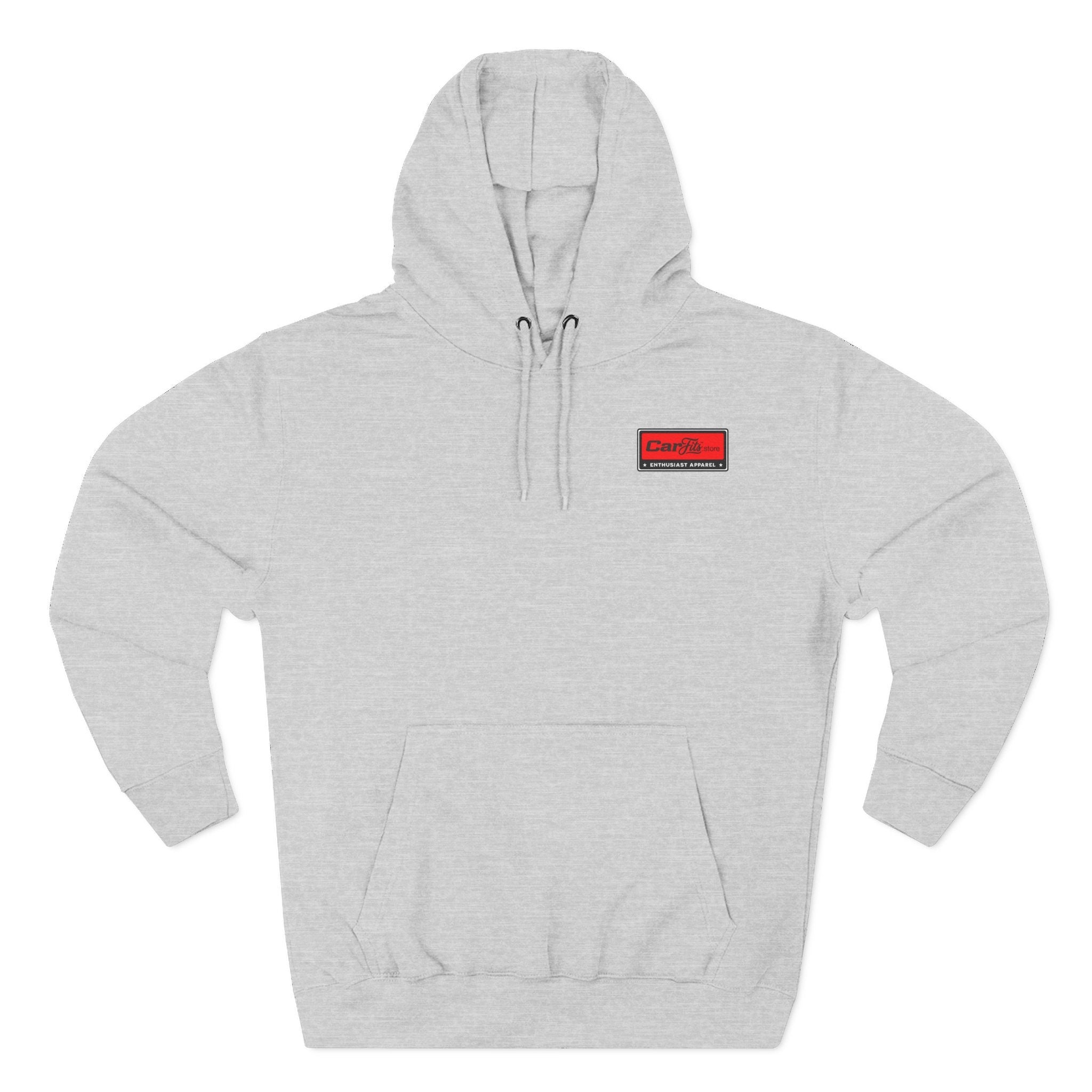 Flatout Garage Fleece Hoodie — Mechanic Shop Logo Pullover