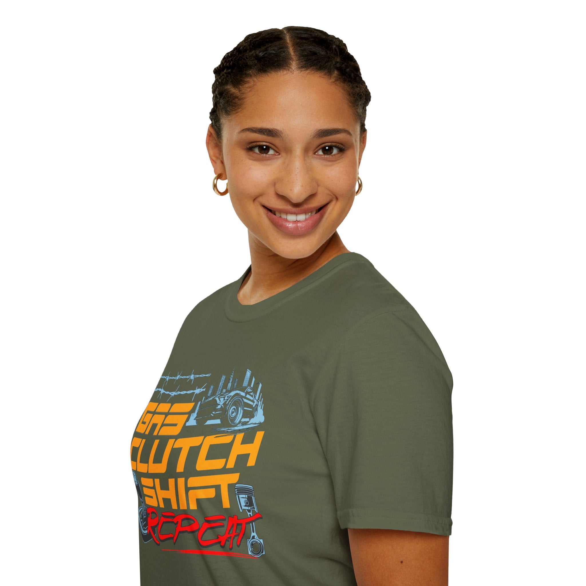 Gas Clutch Shift Tee — Racing Graphic T-Shirt