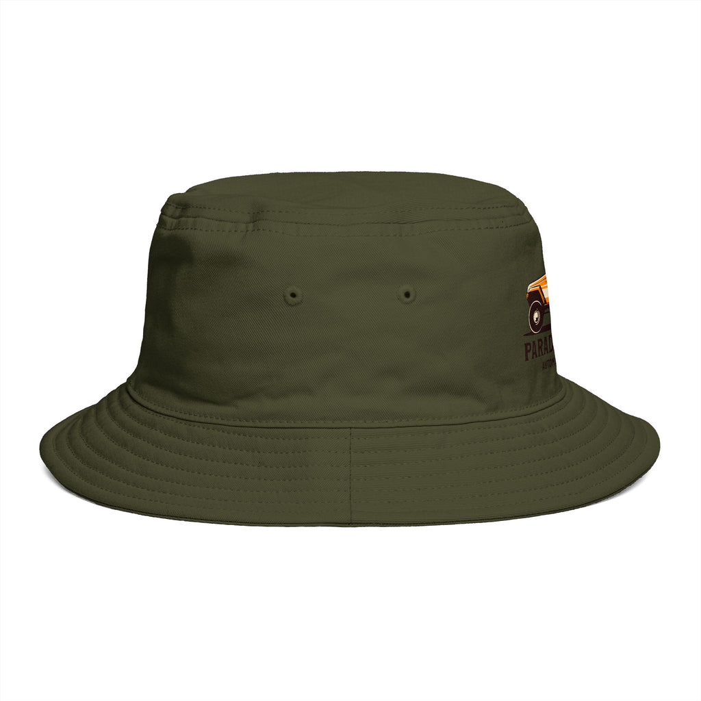 Paradise Beach Surf Buggy Bucket Hat — Vintage Beach Vacation Sun Hat