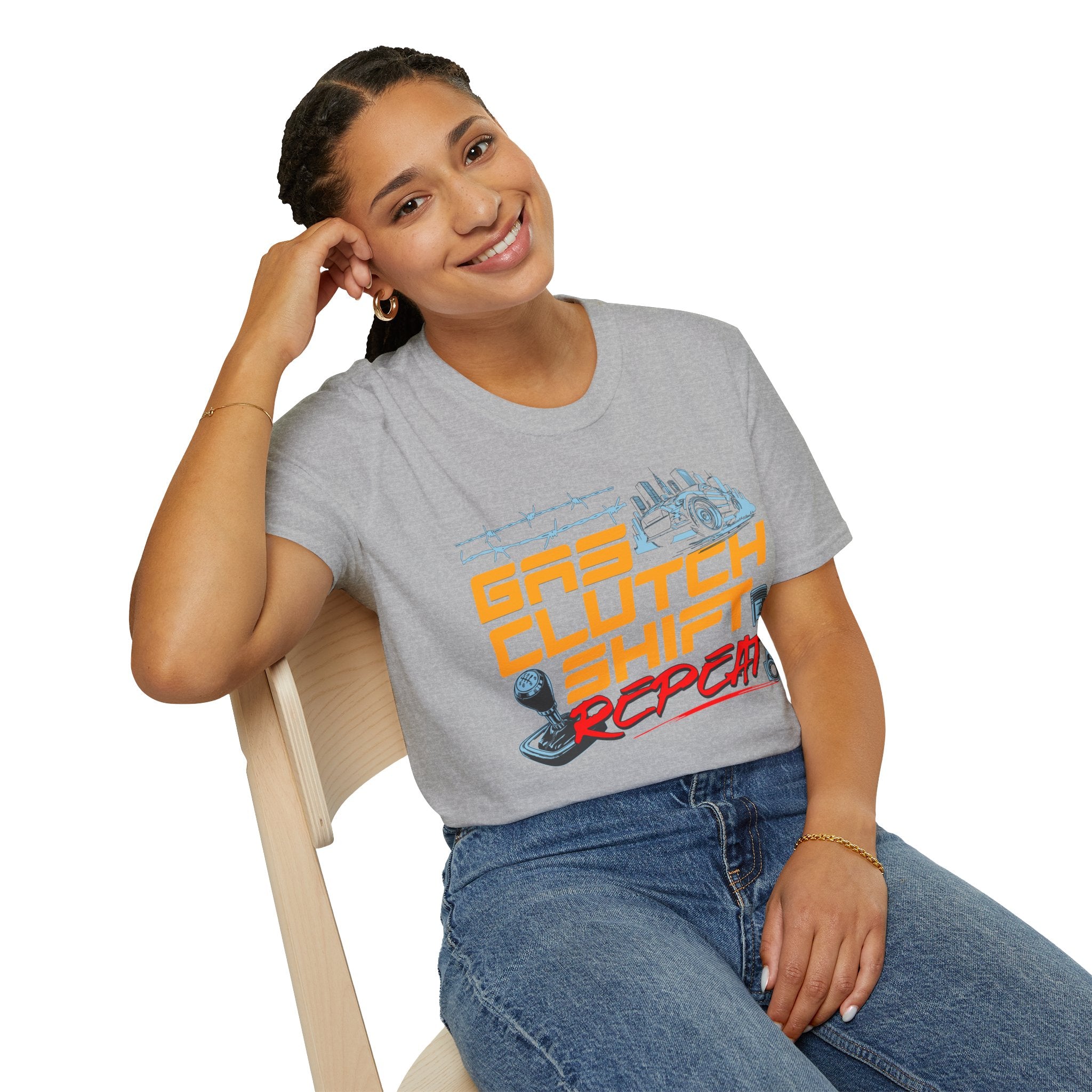 Gas Clutch Shift Tee — Racing Graphic T-Shirt