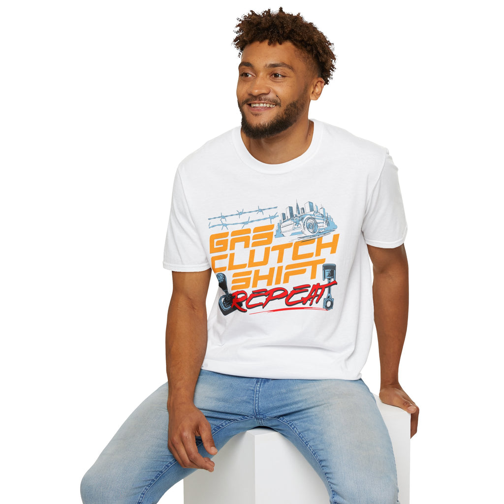 Gas Clutch Shift Tee — Racing Graphic T-Shirt