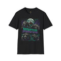 Monster Truck Halloween T‑Shirt — ‘Monsters’ Moonlit Off‑Road Graphic Tee