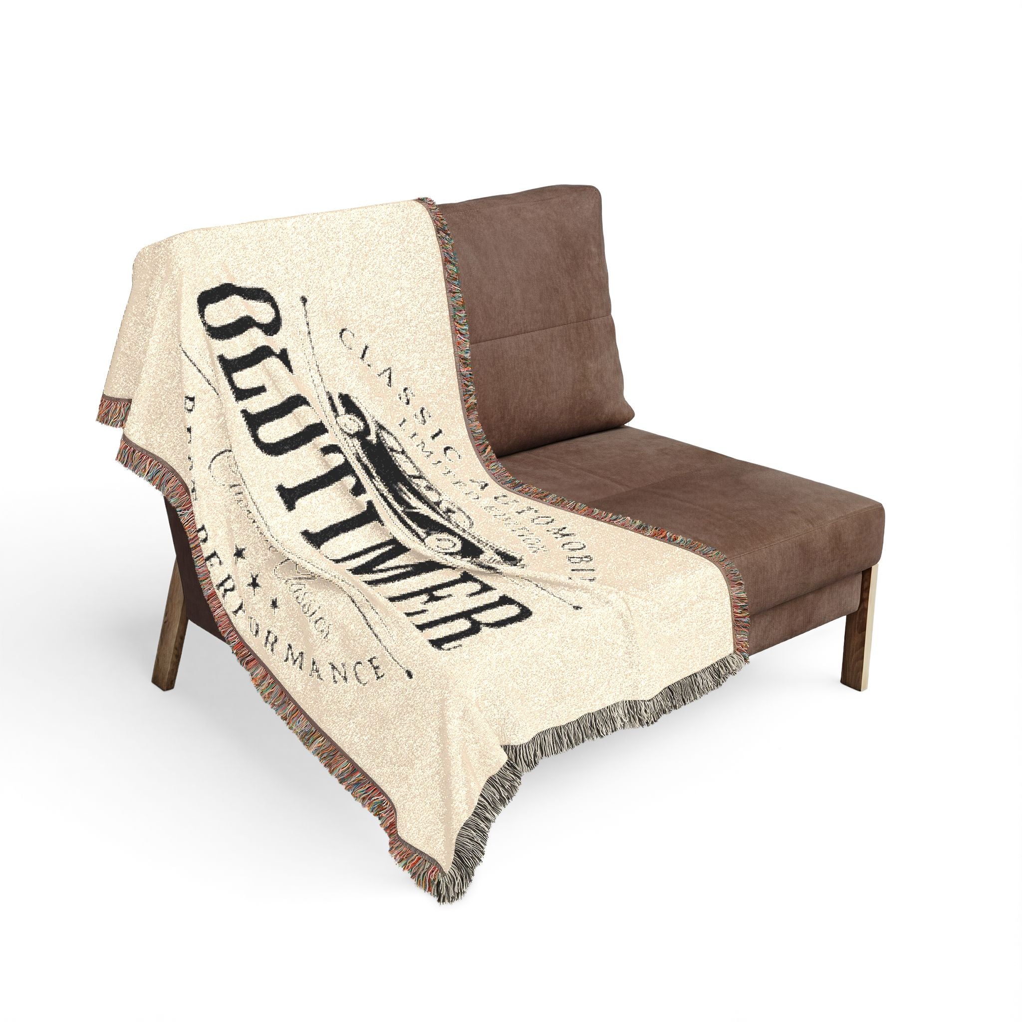 Oldtimer Classic Car Woven Blanket