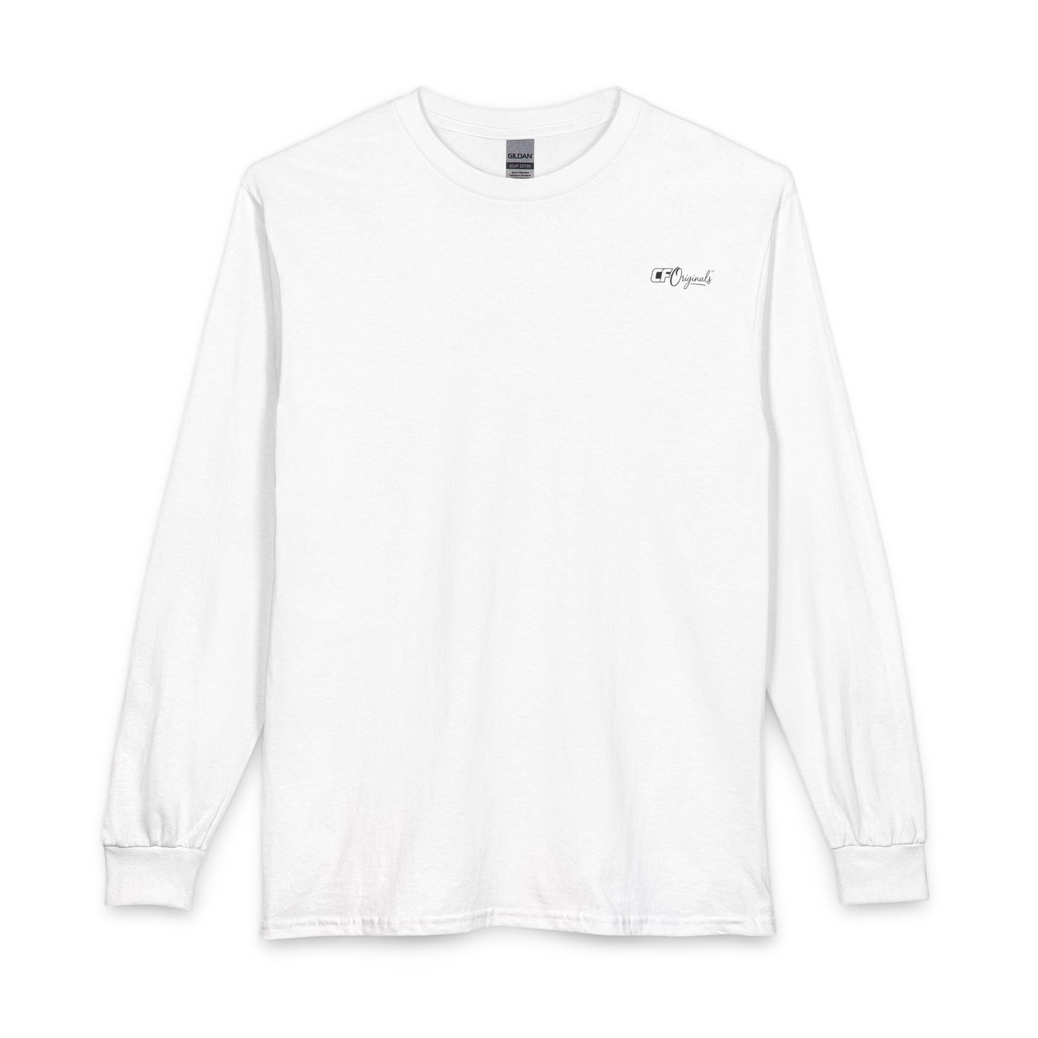 Skull "Don't Look Back" Long Sleeve Tee