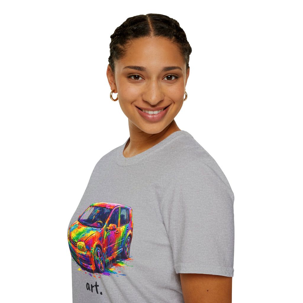 Colorful Hatchback Art Car T-Shirt