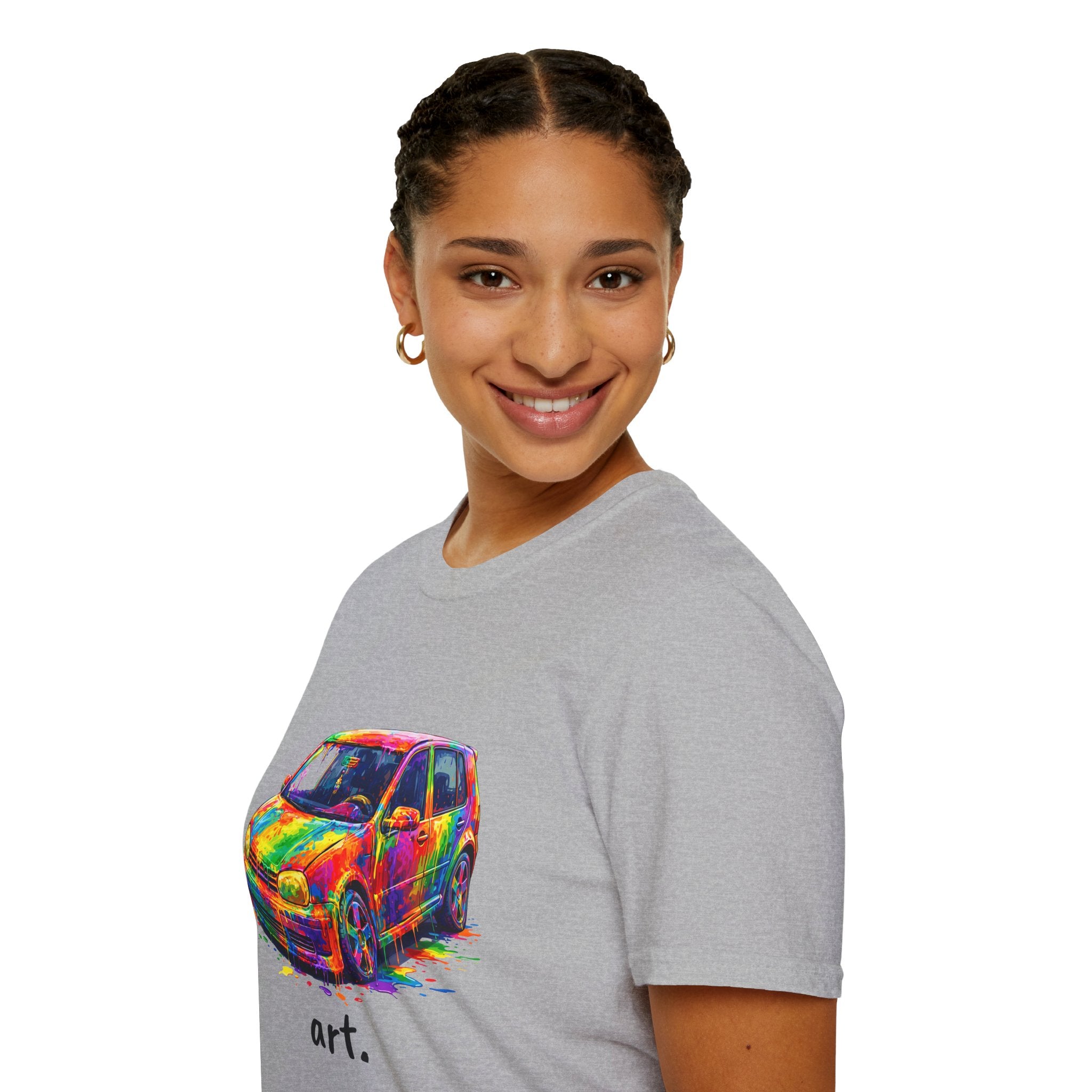 Colorful Hatchback Art Car T-Shirt