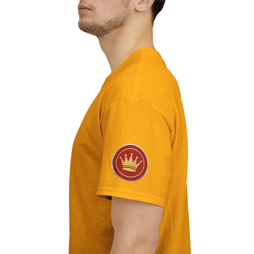 Forest Rally T‑Shirt – 'The Forest Is a Place of Magic' Cross-stitched Style Graphic