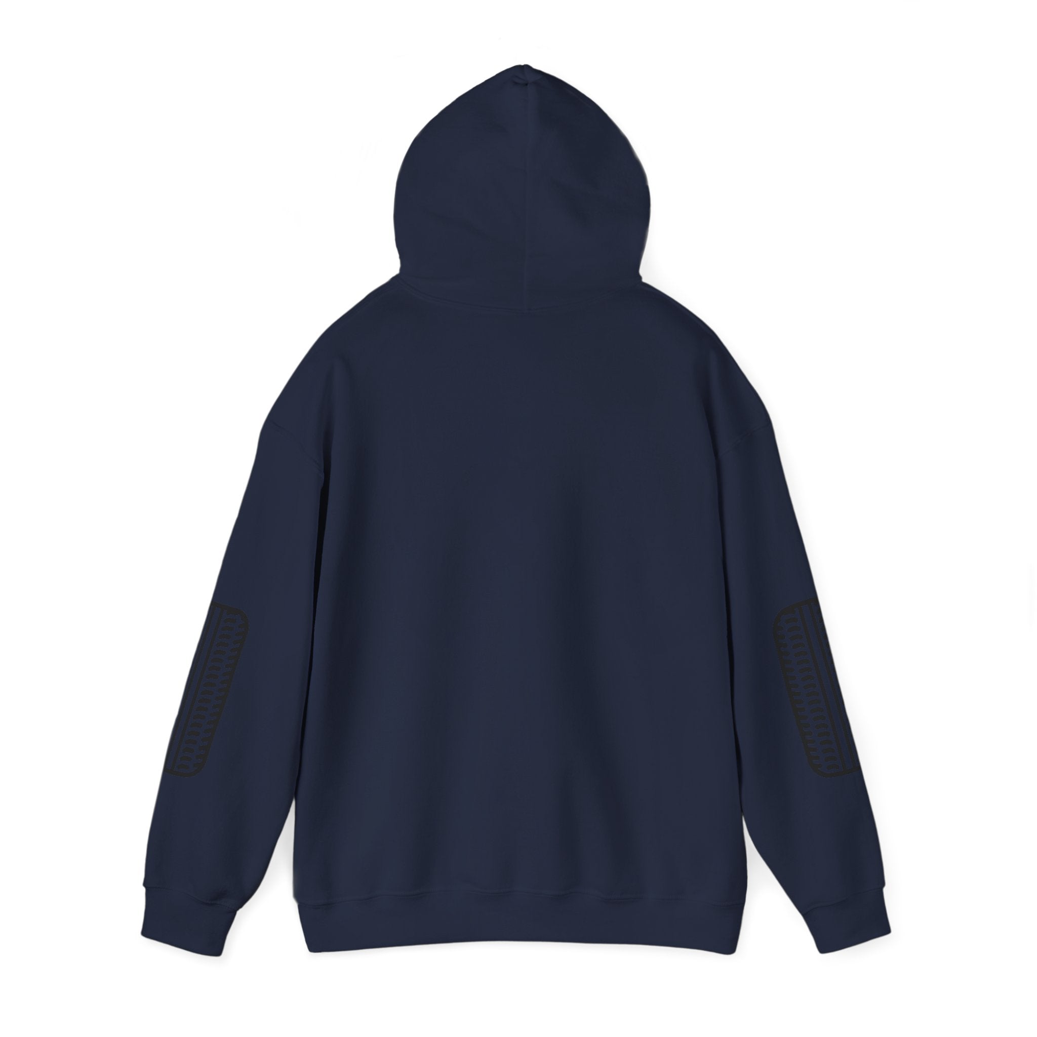 Racing Garage Hooded Sweatshirt — Vintage Racecar Track Scene