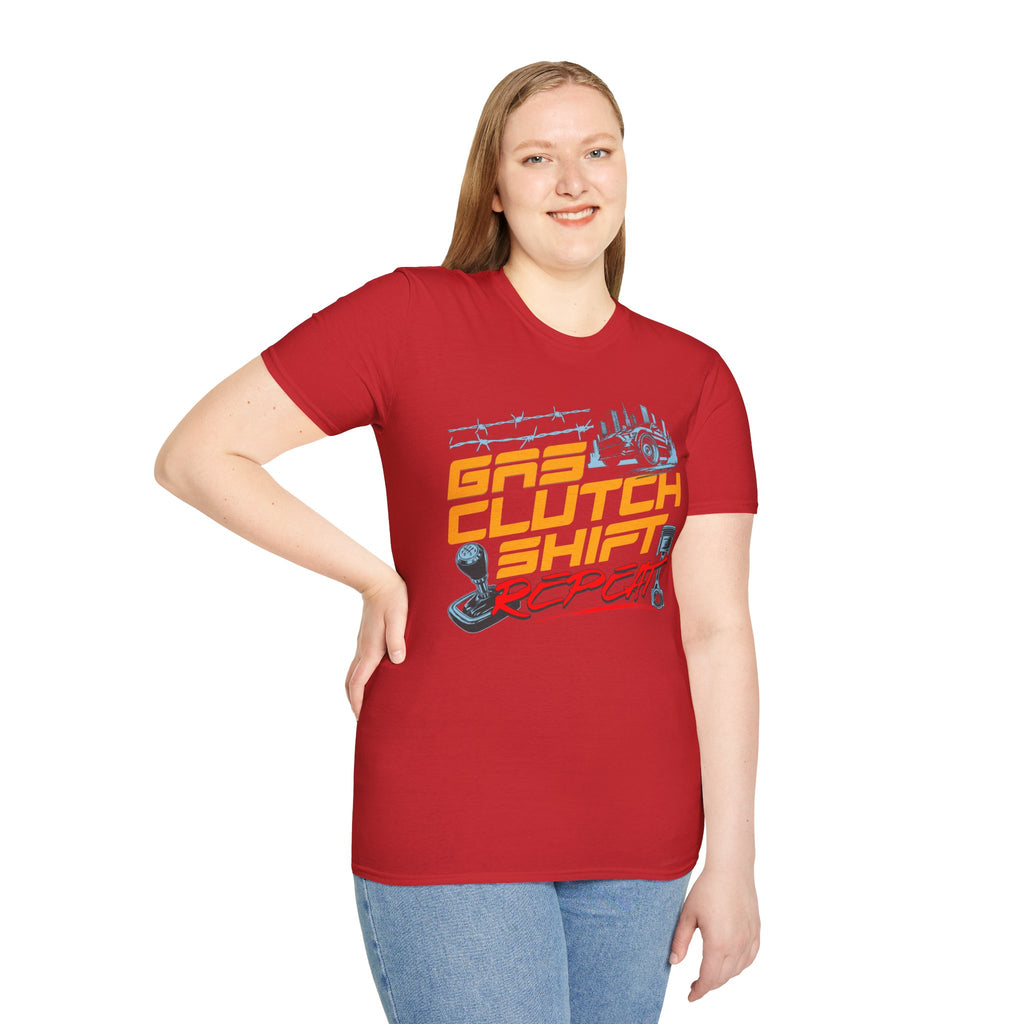 Gas Clutch Shift Tee — Racing Graphic T-Shirt