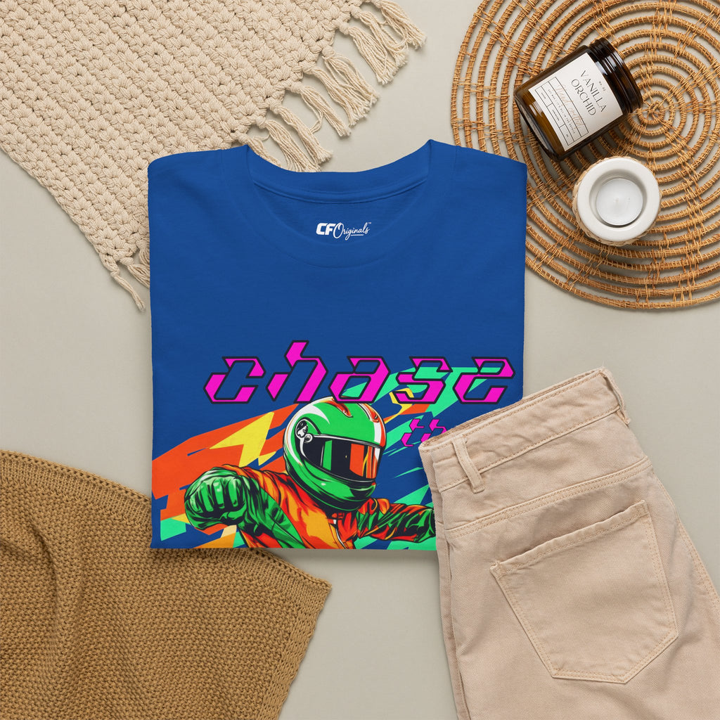 Racing Driver Graphic Tee — "Chase the Apex" Motorsport T‑Shirt