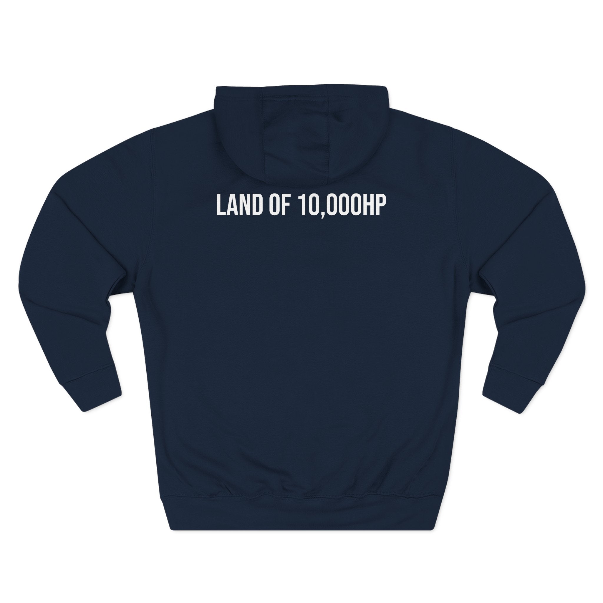 Racing Dragster Hoodie — "Land of 10,000HP" Fleece Pullover