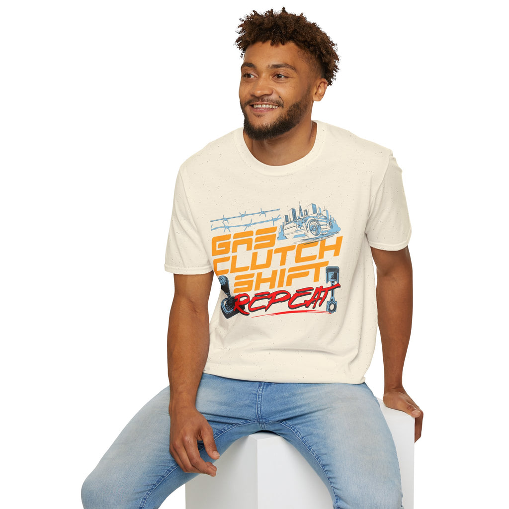 Gas Clutch Shift Tee — Racing Graphic T-Shirt