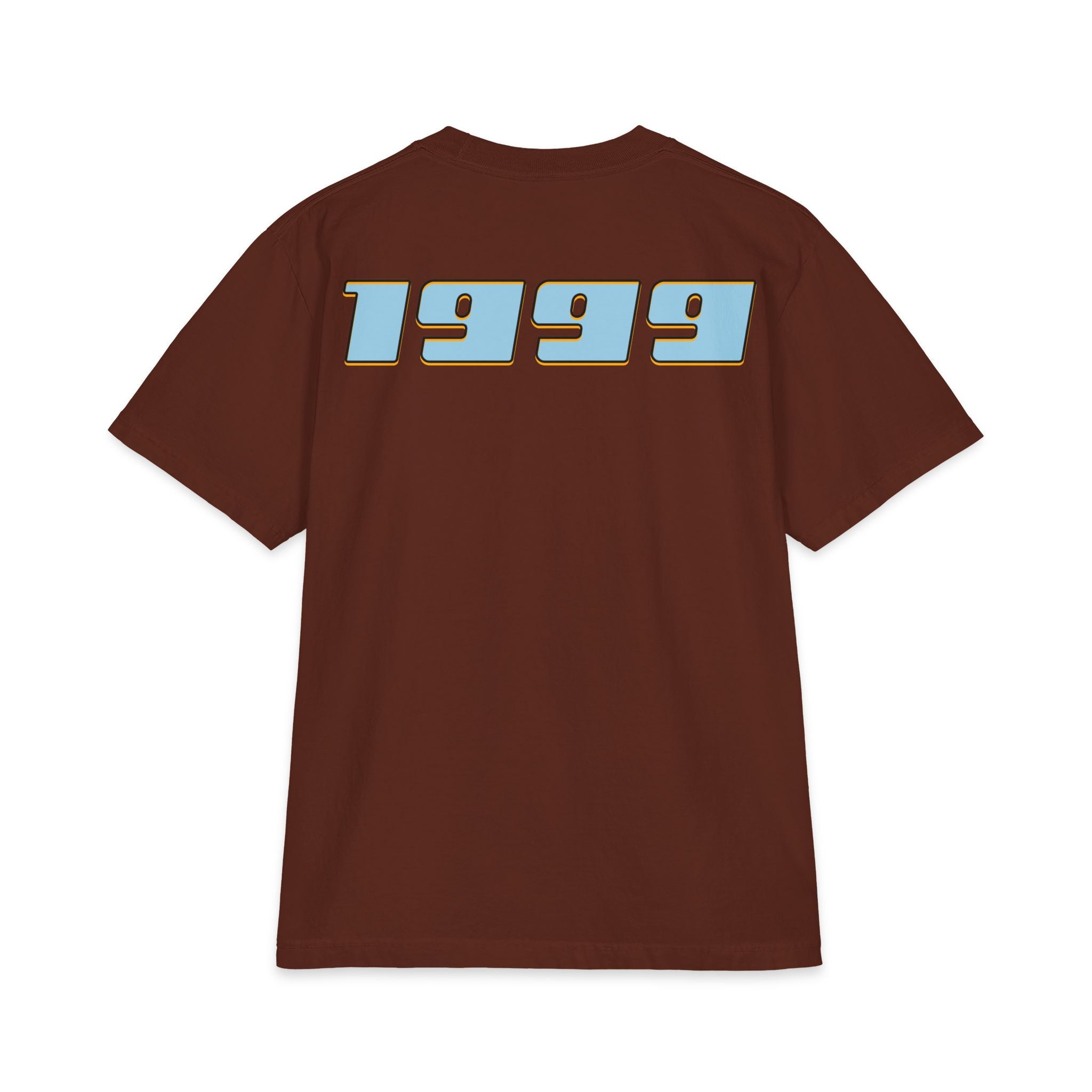 Classic Custom Mini-Truck Tee — Blue and Gold Graphic T-Shirt