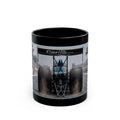 Dragster Racing Black Mug — High-Speed Drag Racing Photo Coffee Cup (11oz/15oz)